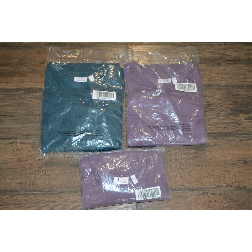 3 Denim & Co. Brush Back Terry Long Sleeve Pullover Tops 3X